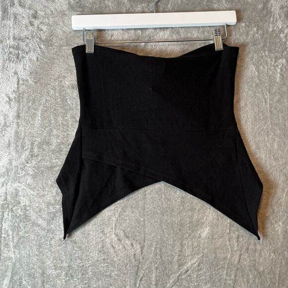 The Kript Women’s‎ Asymmetrical Black Cut Out Tube Top Size Medium New - Picture 4 of 9